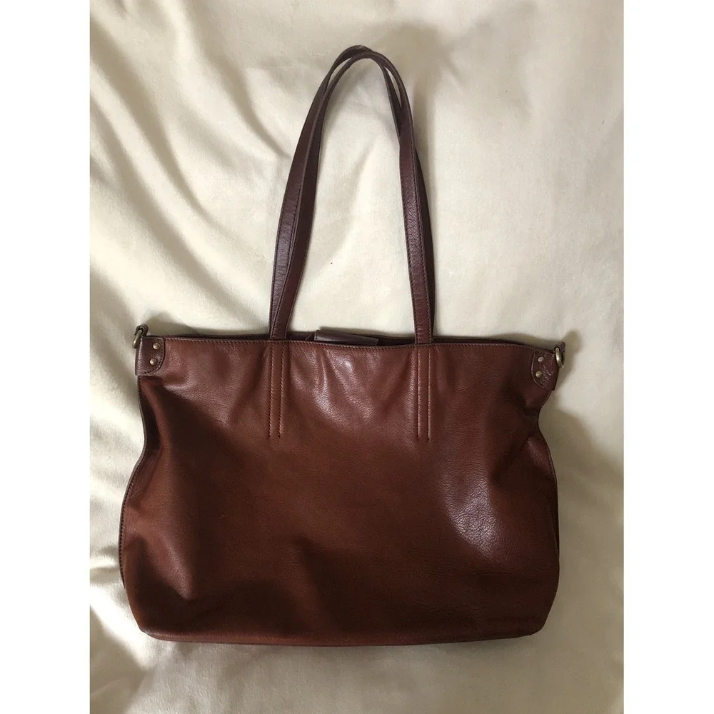 LUCKY BRAND Brown Leather Hobo Tote Shoulder Bag